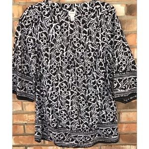 Venezia Women’s Plus Size Paisley Top   14/16